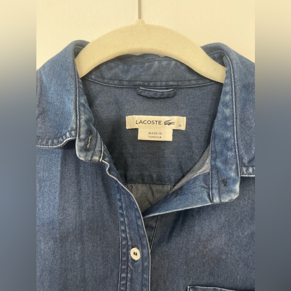 Lacrosse denim shirt dress 🐊 - Picture 5 of 13